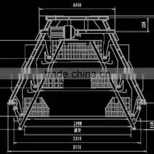 4 Tiers A Type Layer Chicken Battery Cage for Poultry Farm thumbnail-1