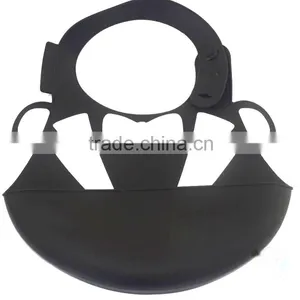 Soft Waterproof Feeding Baby Bibs Silicone With Food Catcher Pocket in Stock thumbnail-4