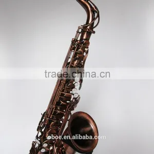 Professional Woodwind Musical Instrument Alto Saxophone With Antique Surface Finish Wholesale thumbnail-3
