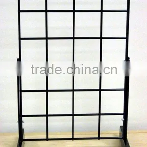 Countertop Grid Gridwall Display With T Leg thumbnail-2