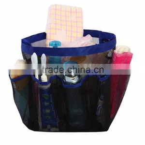 Hanging Waterproof Mesh Multi-function Bathroom Shower Cabin Organizer, Shampoo Toothbrush Shower Caddy thumbnail-2