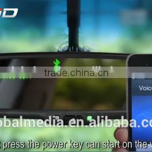 Interior High Brightness LCD Screen With Bluetooth Rearview Mirror Display With OEM Bracket for Most Cars thumbnail-2