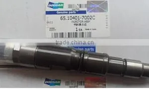 High Quality Orginal BOSCH Common Rail Piezo Injector 0445120041 for DAEWOO DOOSAN DV11 65.10401-7002C From BEACON MACHINE thumbnail-1
