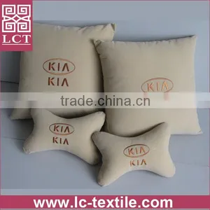 Customized Embroidery Beige Color Comfortable Car Cushion for 4s Shope Gift(LCTP0148) thumbnail-1