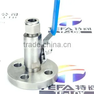Stainless Steel High Pressure Flange&tube End Ball Valve thumbnail-1