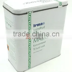 Rectangular Facail Cosmetics Packaging Tin Box With Hinged Lid thumbnail-1