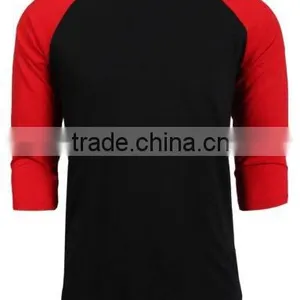 Long Sleeve Plain Raglan Custom Jersey Baseball thumbnail-1