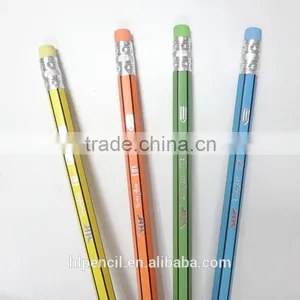 7 Inch Custom Hexgonal Pencil Set With Eraser thumbnail-3
