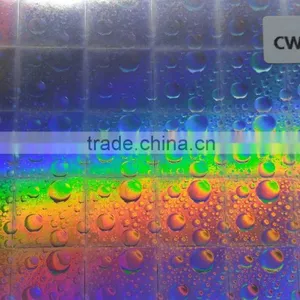 BOPP /PET Sliver Self Adhesive Holographic Lamination Film thumbnail-6