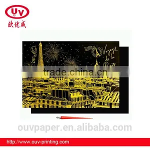 Night View Paper Scratch off Picture With Scratch Pen thumbnail-2