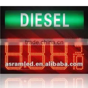 Waterproof IP65 8.88 9 Led Gas Price Digital Sign thumbnail-1