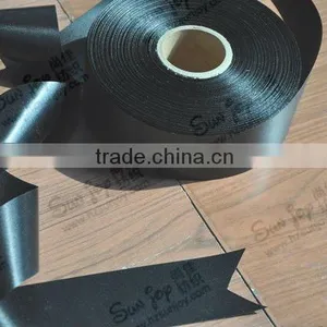 25mm Black Satin Ribbon Labels thumbnail-1