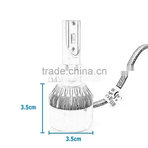 Mini Size h1 9005 9006 Hb3 Hb4 h8 h9 H11 h7 36W 3800 Lumen Car Led Headlight thumbnail-6