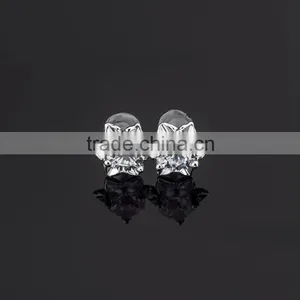 Fashion Jewelry Wholesale 925 Sterling Silver AAAAA Cubic Zirconia Stud Earring thumbnail-3