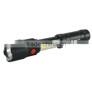 2016 New 4AA Aluminium Strong Led Flashlight COB Working Light Torches thumbnail-1