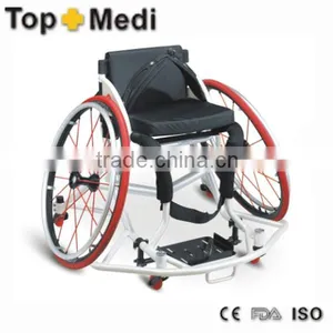 TopMedi for Sale Drop Special Design for Basketball Powder Coating Aluminu Sport Wheelchairm thumbnail-2