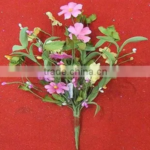 Decorative Artificial Plastic Flowers Sprays thumbnail-1