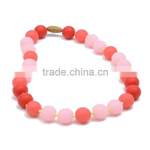 2016 Best Selling in American Teething Silicone Necklace for Mom & Little Baby thumbnail-4