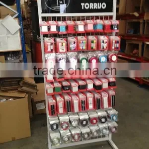 Custom Retail Shop Floor Standing Product Hook Metal Display Rack thumbnail-1