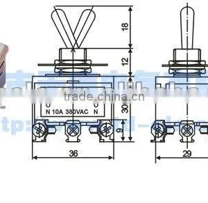 On-on 1402,start-start 2402 Toggle Switch thumbnail-1
