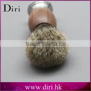 High Quality Synthetic Hair Metal Handle Shaving Brush thumbnail-4