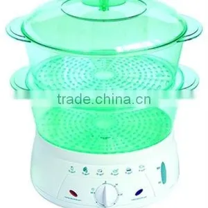 2 Tray Electric Food Steamer Steam Cooker thumbnail-1