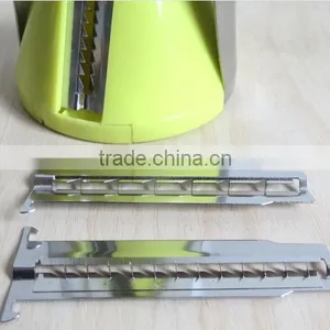 4 in 1 Kitchen Tools Funnel Model Spiral Slicer Vegetable Shred Device Cutter Carrot thumbnail-6
