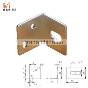 Nickel Plated Metal Furniture Angle Corner Brackets thumbnail-2