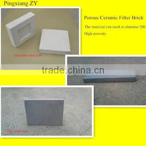 Porous Ceramic Filter Brick for Liquid Filtration, Air Filtration, Fluidized thumbnail-1