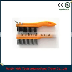 Plastic Handle Steel Wire Brush thumbnail-1