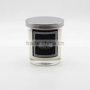 Customized 100% Natural Soy Wax Candle in Glass Jar , Scented Candle,natural Essence Candle thumbnail-2