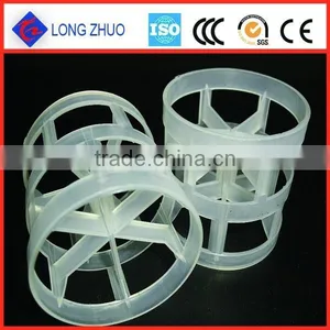 Plastic Water Treatment Pall Ring Packing/ 16*16*1mm Pall Ring Media Filter thumbnail-1