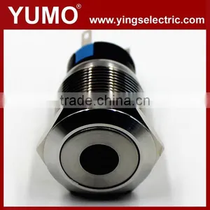 LA19-AJS 19mm 250VA C Led Medical Treatment Elevator Equipment Pushbutton Micro Switch Waterproof Metal Push Button thumbnail-4