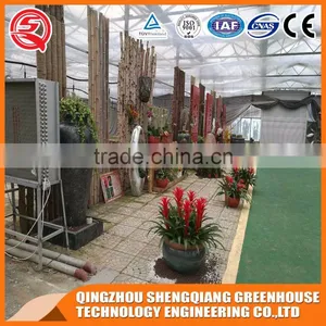 Solar Glass Greenhouse With Low Cost Shading Systems for Sale thumbnail-6