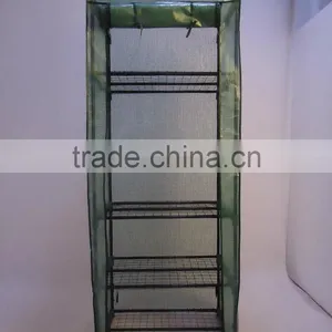 5 Tier Green PE Mash Cover Greenhouse thumbnail-2