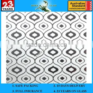 Acid Etched 3-19mm Background Decorative Glass thumbnail-1