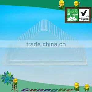 PLA Disposable Triangle Clear/transparent Sandwich/cake Plastic Food Container/biodegradable Packaging thumbnail-1