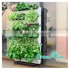 Home Agrden Vertical Garden Green Wall /module Artificial Hanging Wall for Plants Synthetic Grass Moss Turf Indoor Decor thumbnail-1