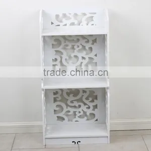 Wood Plastic Composite Punched Storage Shelf for Living Room thumbnail-1