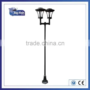 2m*2 Head Solar Lamp Post Traditional Looking Lanterns thumbnail-1