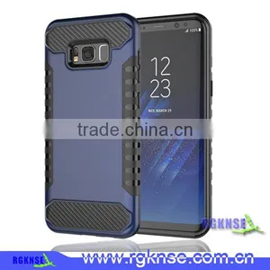 RGKNSE Factory Price TPU PC 2 in 1 Hybrid Phone Case For Samsung Galaxy S8 Back Cover thumbnail-1