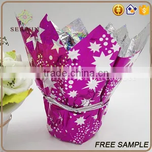 Decorative Aluminum Laminated Films Plastic Flower Stand thumbnail-1