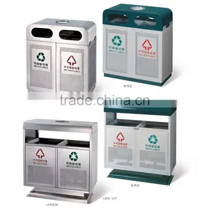 Outdoor Trash Bin for Hotel Garden Park Hospital Airport School thumbnail-6