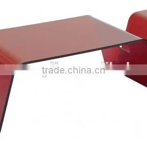 Good Sale Cheap Transparent Acrylic Square Table In Differernt Shape thumbnail-1