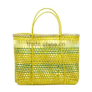 High Quality Best Selling Colored Bamboo Shopping Bag WITH HANDLE From Vietnam thumbnail-1