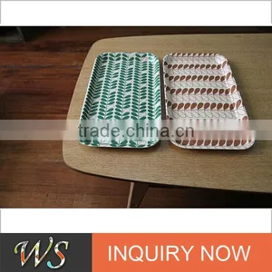 Eco-friendly Bamboo Fiber Rectangular Serving Plate thumbnail-1