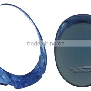 Plastic Oval Shape Foldable One Side Cosmetic Pocket Mirror thumbnail-1