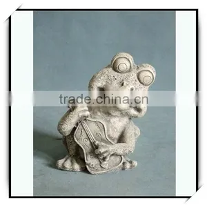 Resin Crafts Music Animal Garden Frogs Decoration thumbnail-1