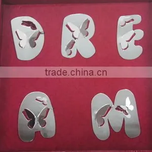 3D Acrylic Mirror Sticker Letters Dream thumbnail-1