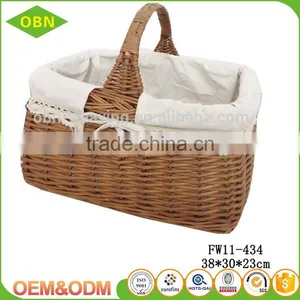 Wholesale New Style Eco-friendly Handmade Large Empty Oval Wicker Baskets thumbnail-3
